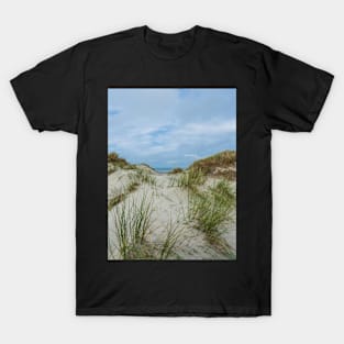 View on dunes along the North Sea, Europe T-Shirt